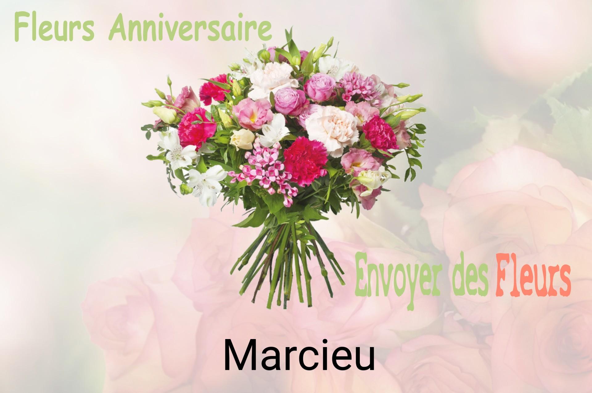Bouquet de fleurs d’anniversaire livré à Marcieu