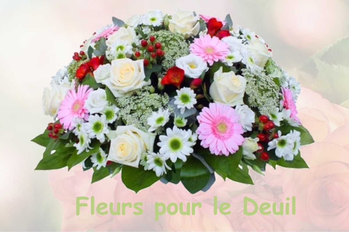 fleurs deuil MARCIEU